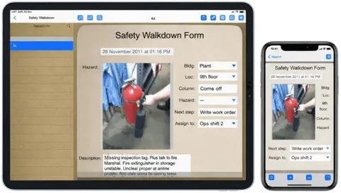 FormConnect Pro digital forms app on iPad and iPhone for individuals
