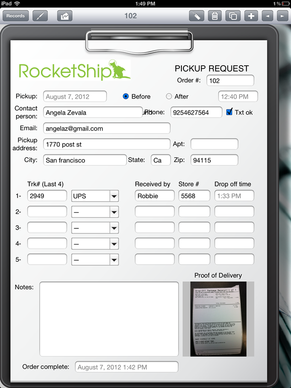 Capturing Receipts on your iPad Form | Form Connections